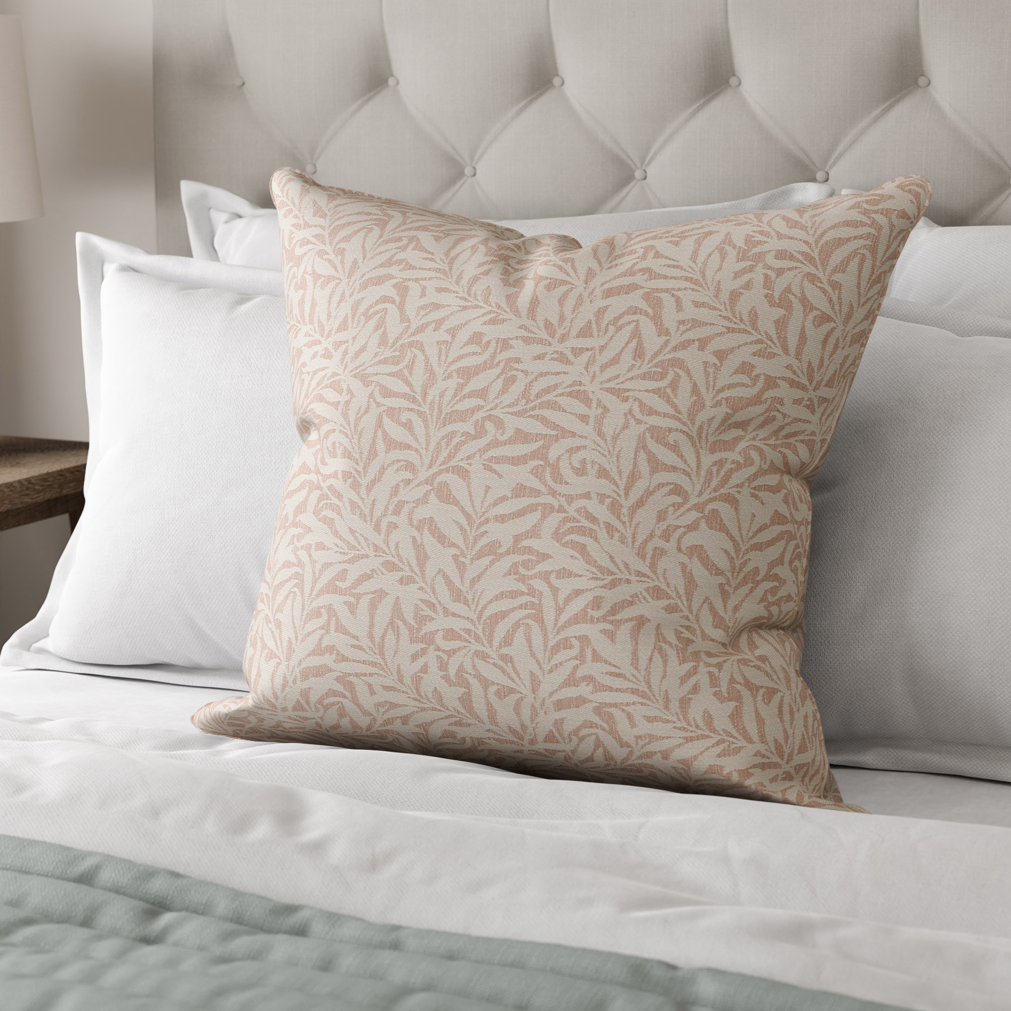William Morris At Home Willow Bough Woven Blossom Cushion