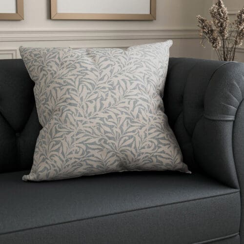 William Morris At Home Willow Bough Woven Sky Cushion