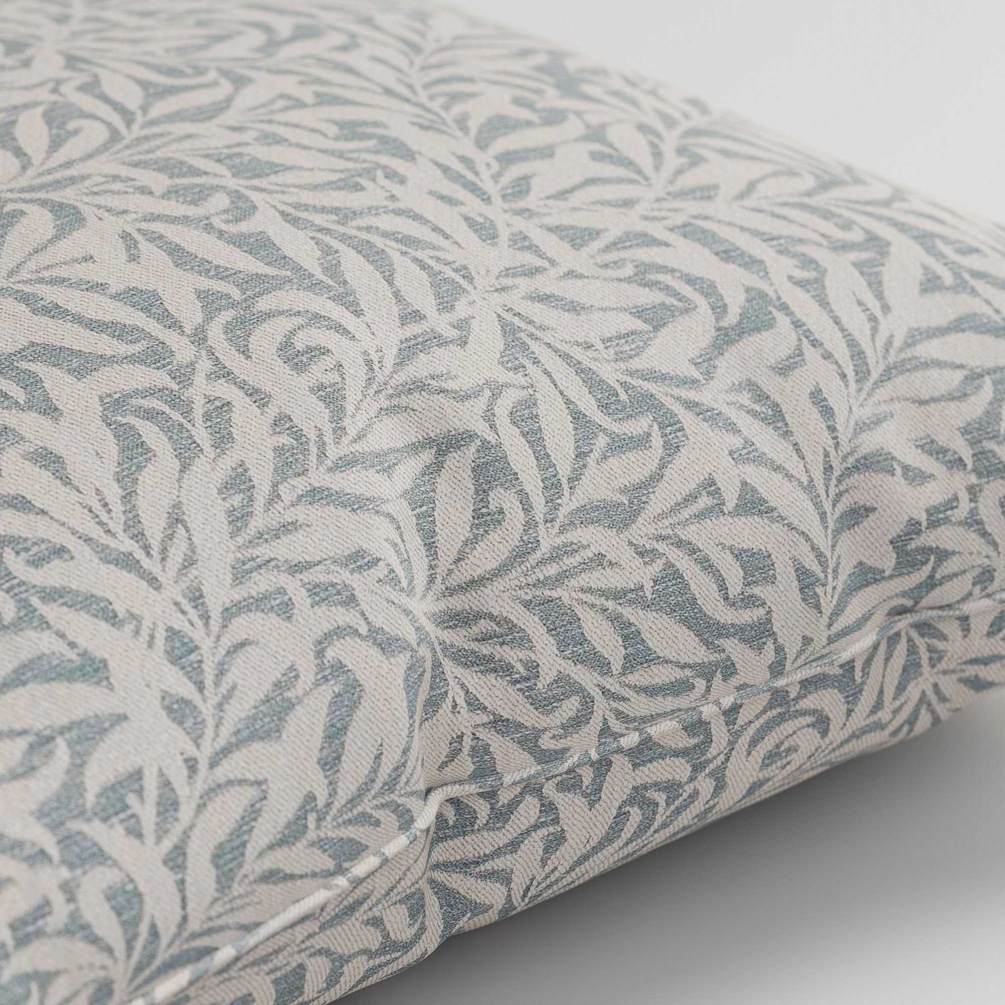 William Morris At Home Willow Bough Woven Sky Cushion - Image 3