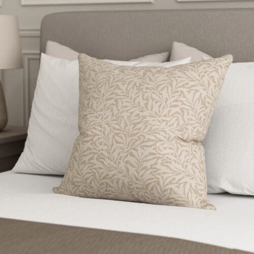 William Morris At Home Willow Bough Woven Barley Cushion