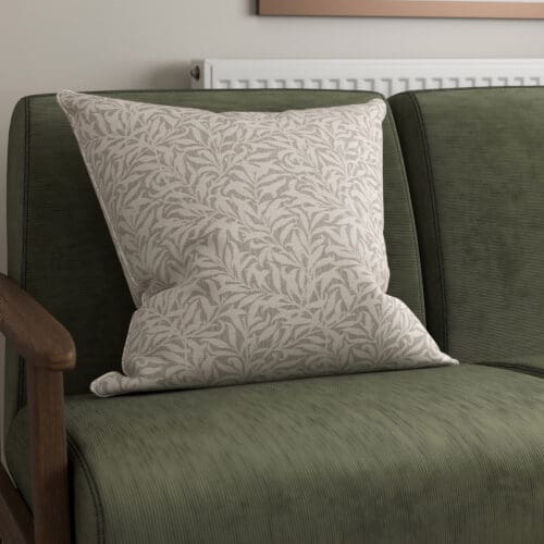 William Morris At Home Willow Bough Woven Cobble Cushion