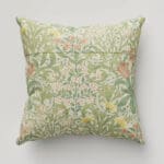 William Morris At Home Woodland Weeds Apple Cushion