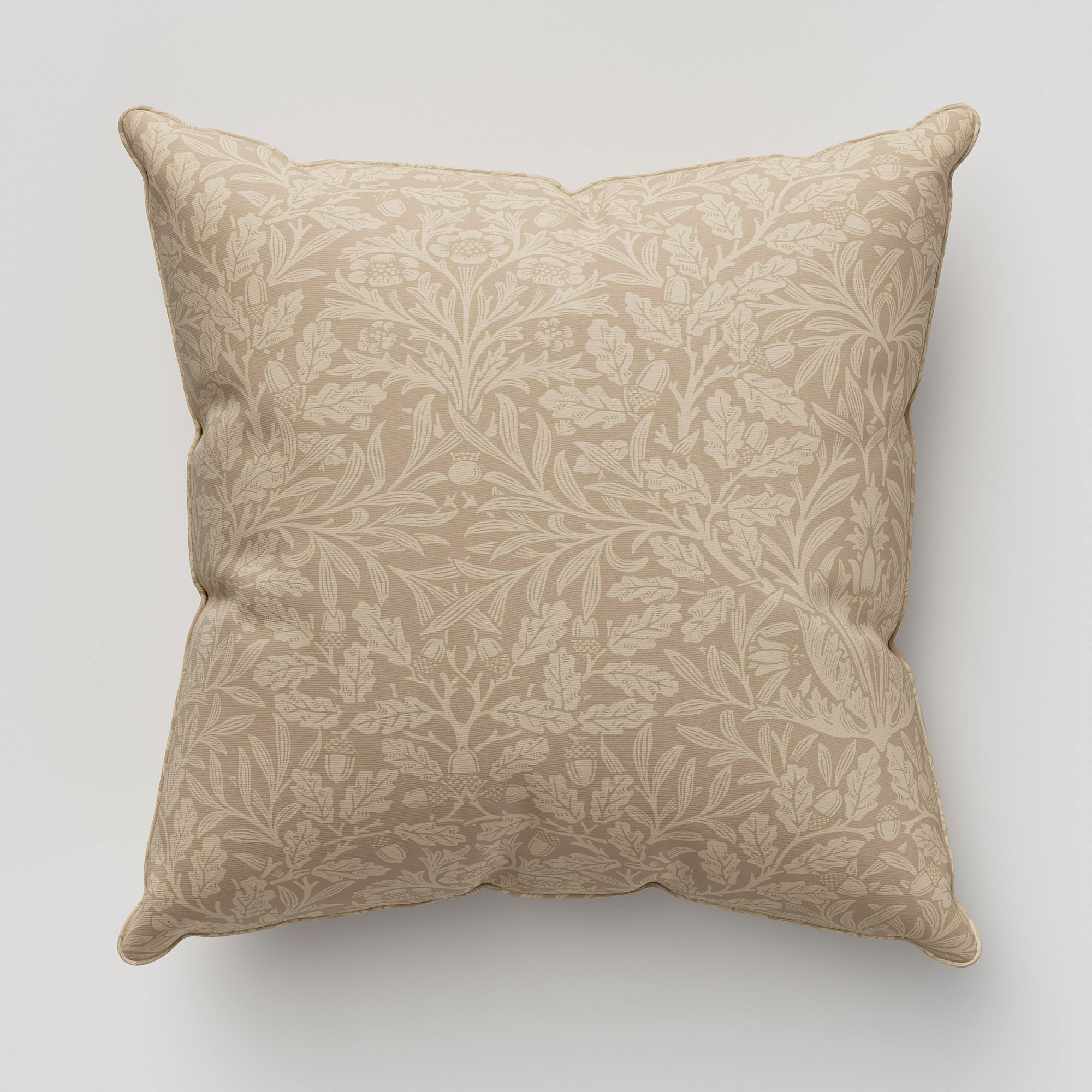 William Morris At Home Acorn Velvet Clay Cushion - Image 2