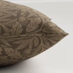 William Morris At Home Acorn Velvet Truffle Cushion