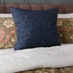 William Morris At Home Acorn Velvet Midnight Cushion