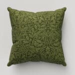 William Morris At Home Acorn Velvet Moss Cushion