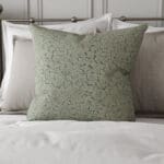William Morris At Home Bird and Anemone Woven Eucalyptus Cushion
