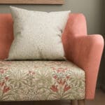 William Morris At Home Bird and Anemone Woven Flax Cushion