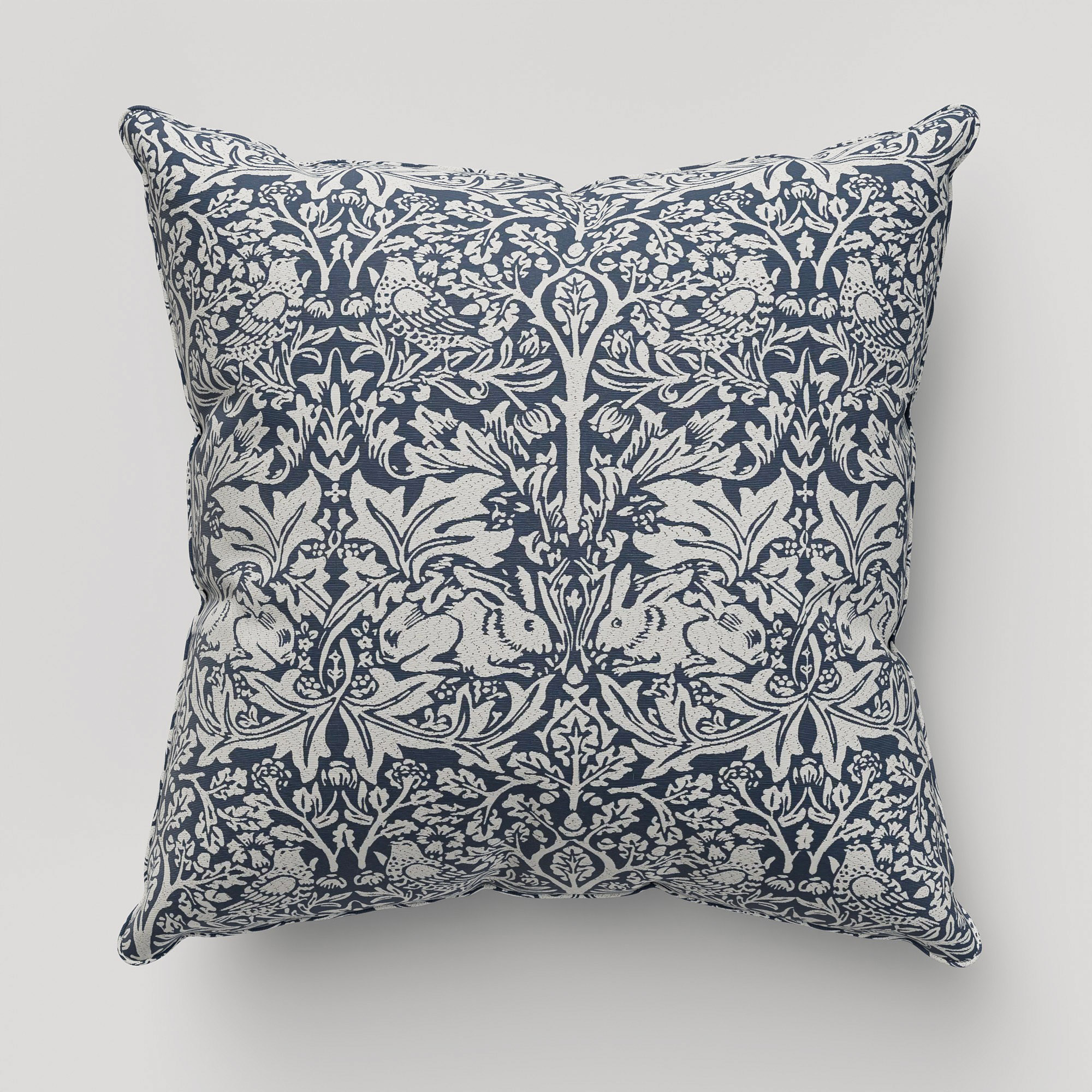 William Morris At Home Brother Rabbit Woven River Cushion - Image 2