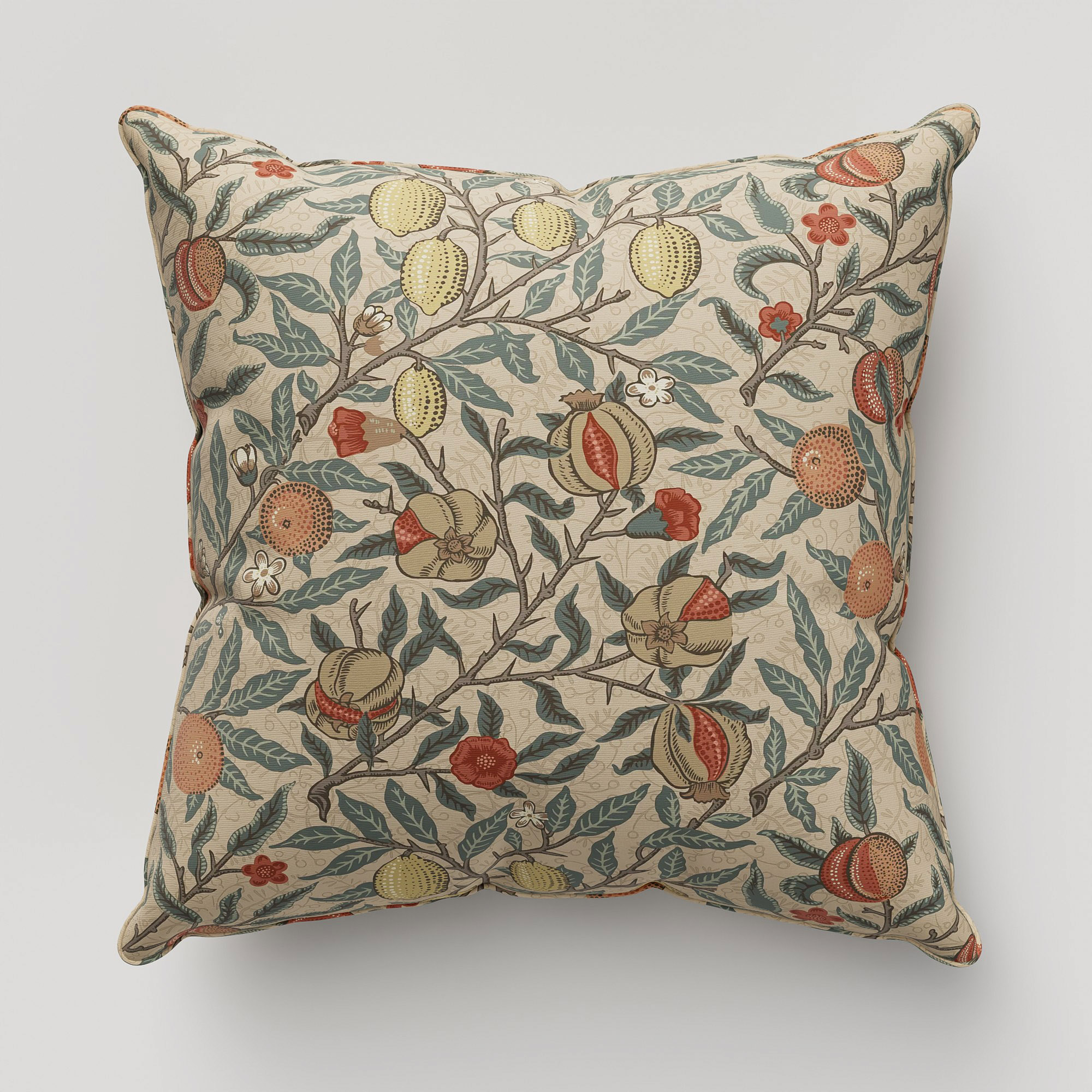 William Morris At Home Fruit Clay Cushion - Image 2