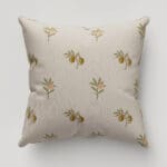 William Morris At Home Fruit Embroidery Sage Cushion