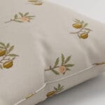 William Morris At Home Fruit Embroidery Sage Cushion