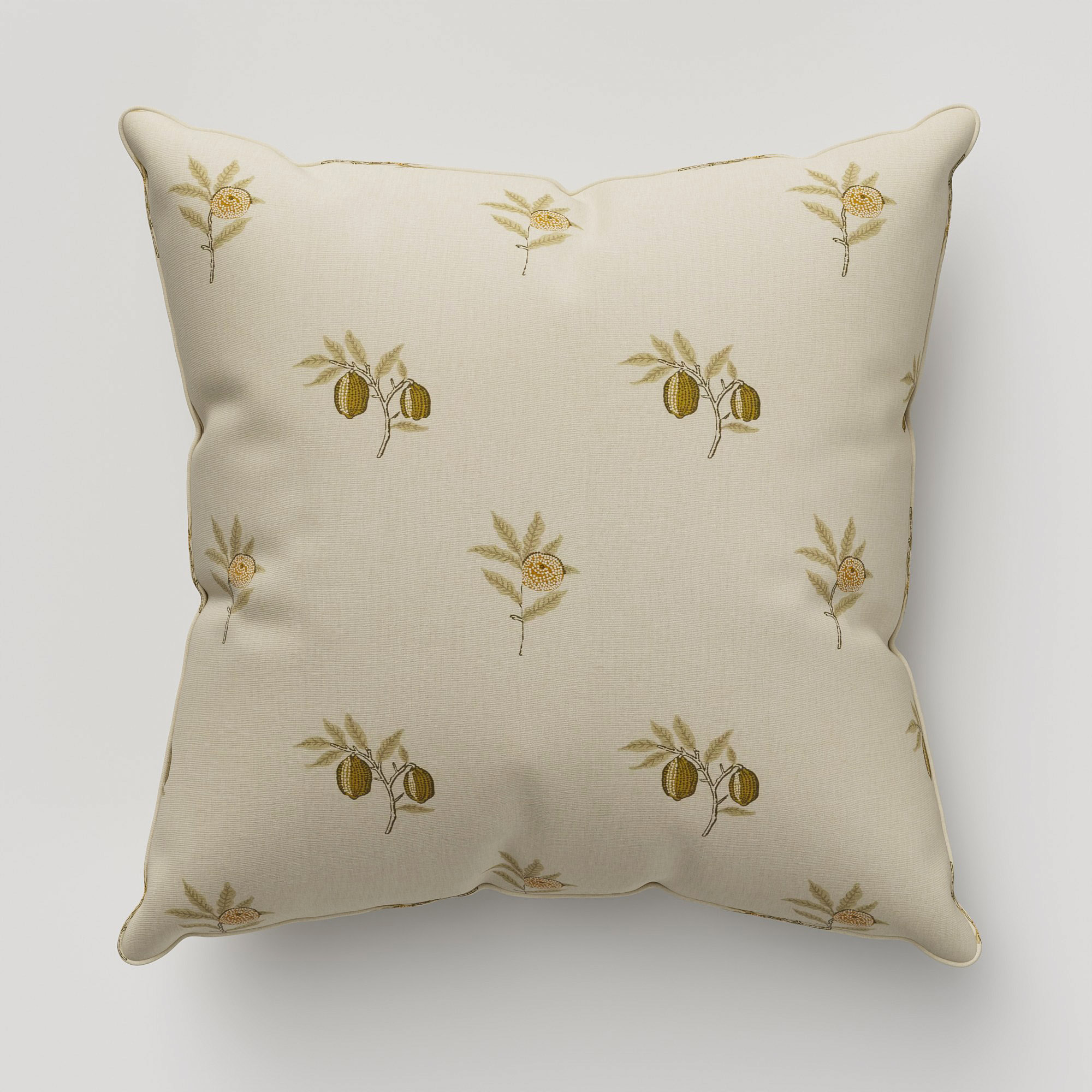 William Morris At Home Fruit Embroidery Honey Cushion - Image 2
