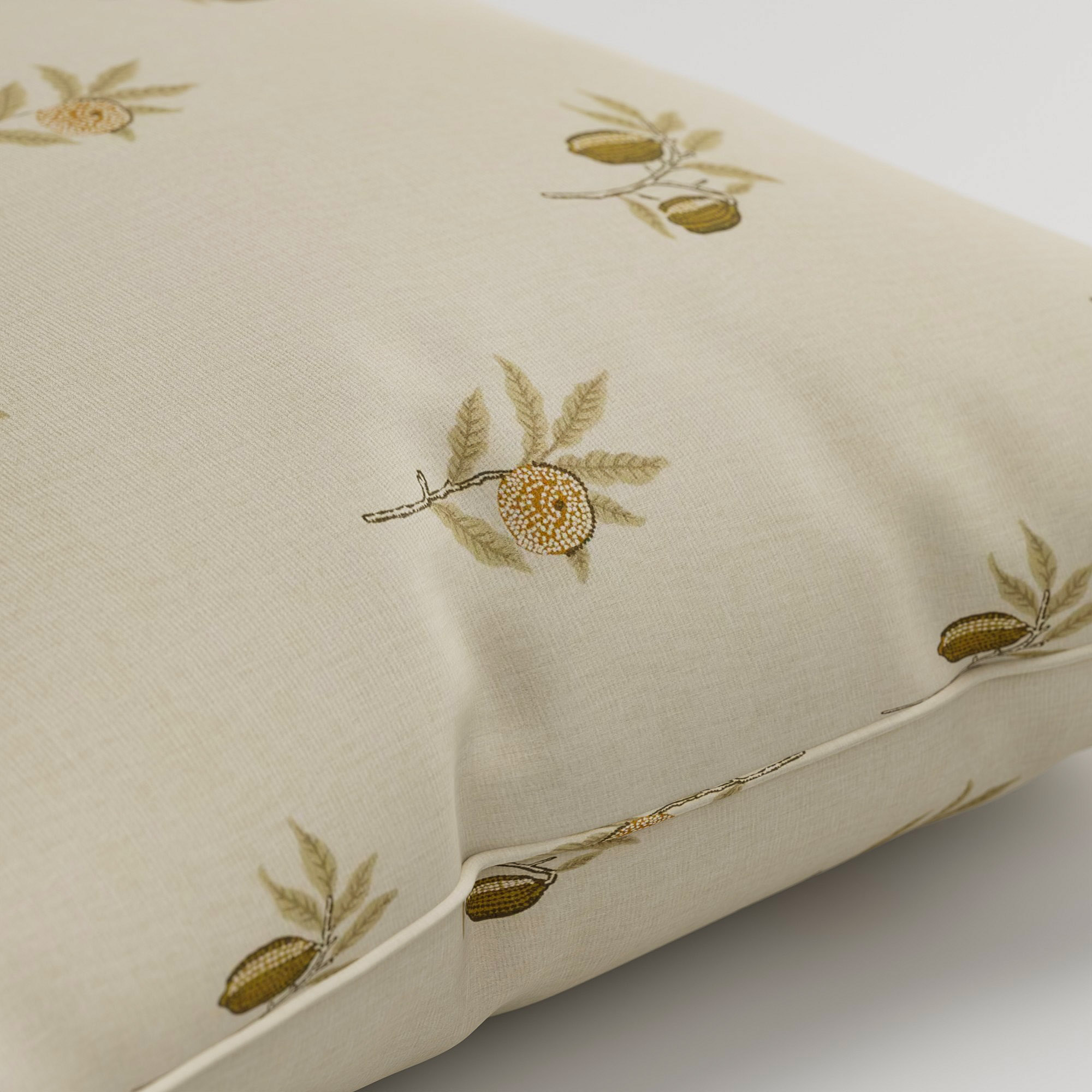 William Morris At Home Fruit Embroidery Honey Cushion - Image 3