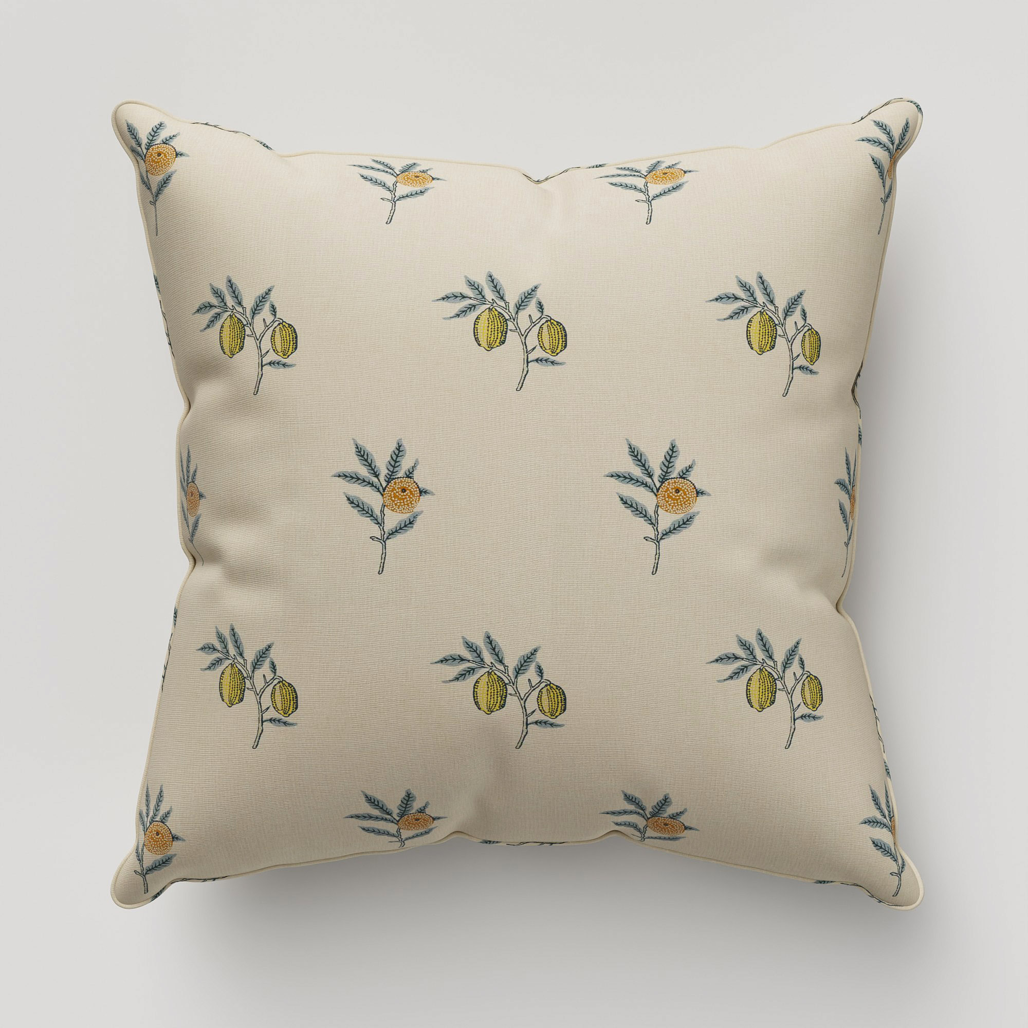 William Morris At Home Fruit Embroidery River Cushion - Image 2