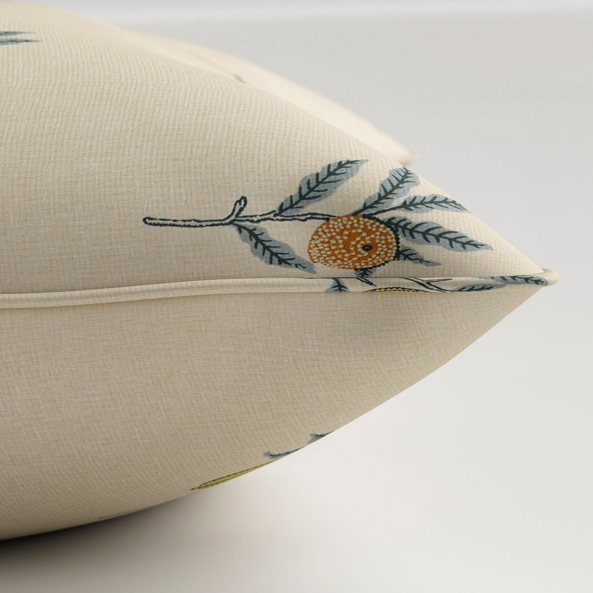 William Morris At Home Fruit Embroidery River Cushion - Image 4