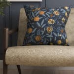 William Morris At Home Fruit Velvet Midnight Cushion