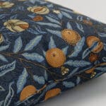 William Morris At Home Fruit Velvet Midnight Cushion