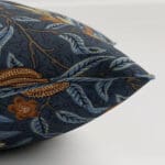 William Morris At Home Fruit Velvet Midnight Cushion