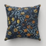William Morris At Home Fruit Velvet Midnight Cushion