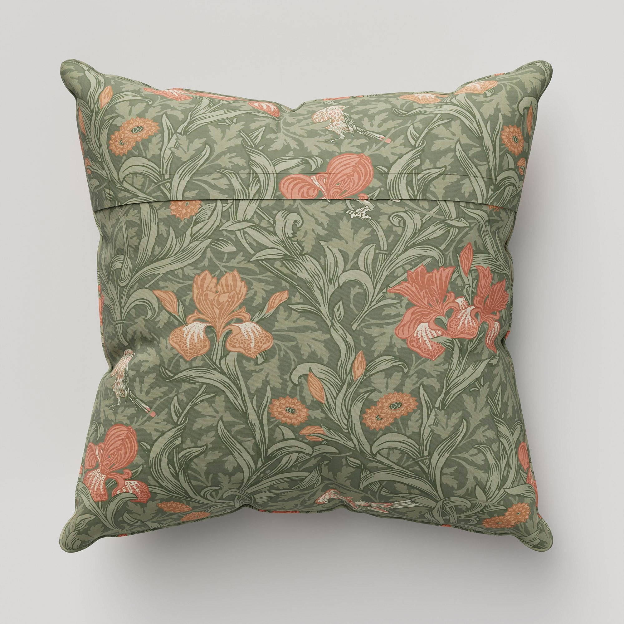 William Morris At Home Iris Sage Cushion - Image 5