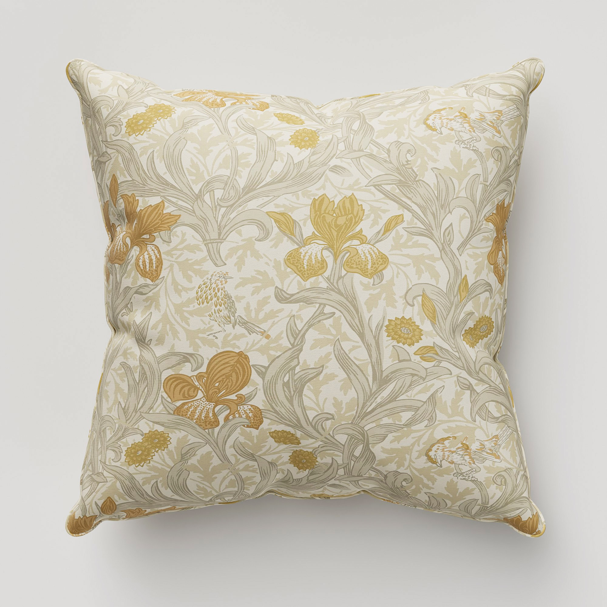 William Morris At Home Iris Honey Cushion - Image 2