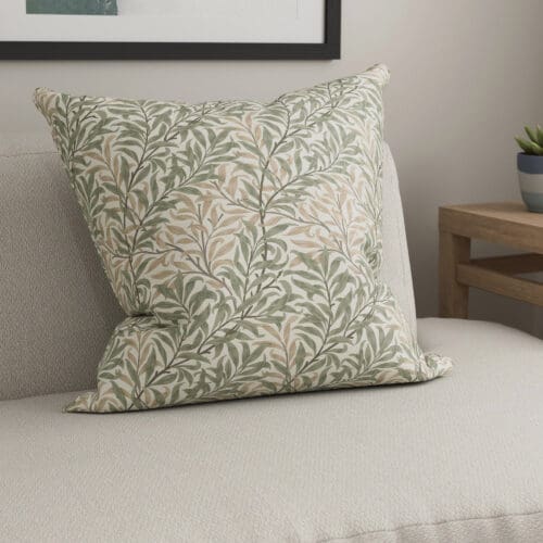 William Morris At Home Willow Bough Sage Cushion
