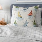 Laura Ashley A’hoy Sail Boats Multi Cushion