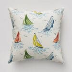 Laura Ashley A’hoy Sail Boats Multi Cushion