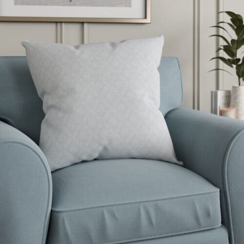 Laura Ashley Abingdon Slate White Cushion
