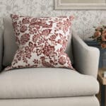 Laura Ashley Adain Palace Crimson Red Cushion