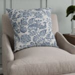 Laura Ashley Adain Palace Dark Seaspray Blue Cushion