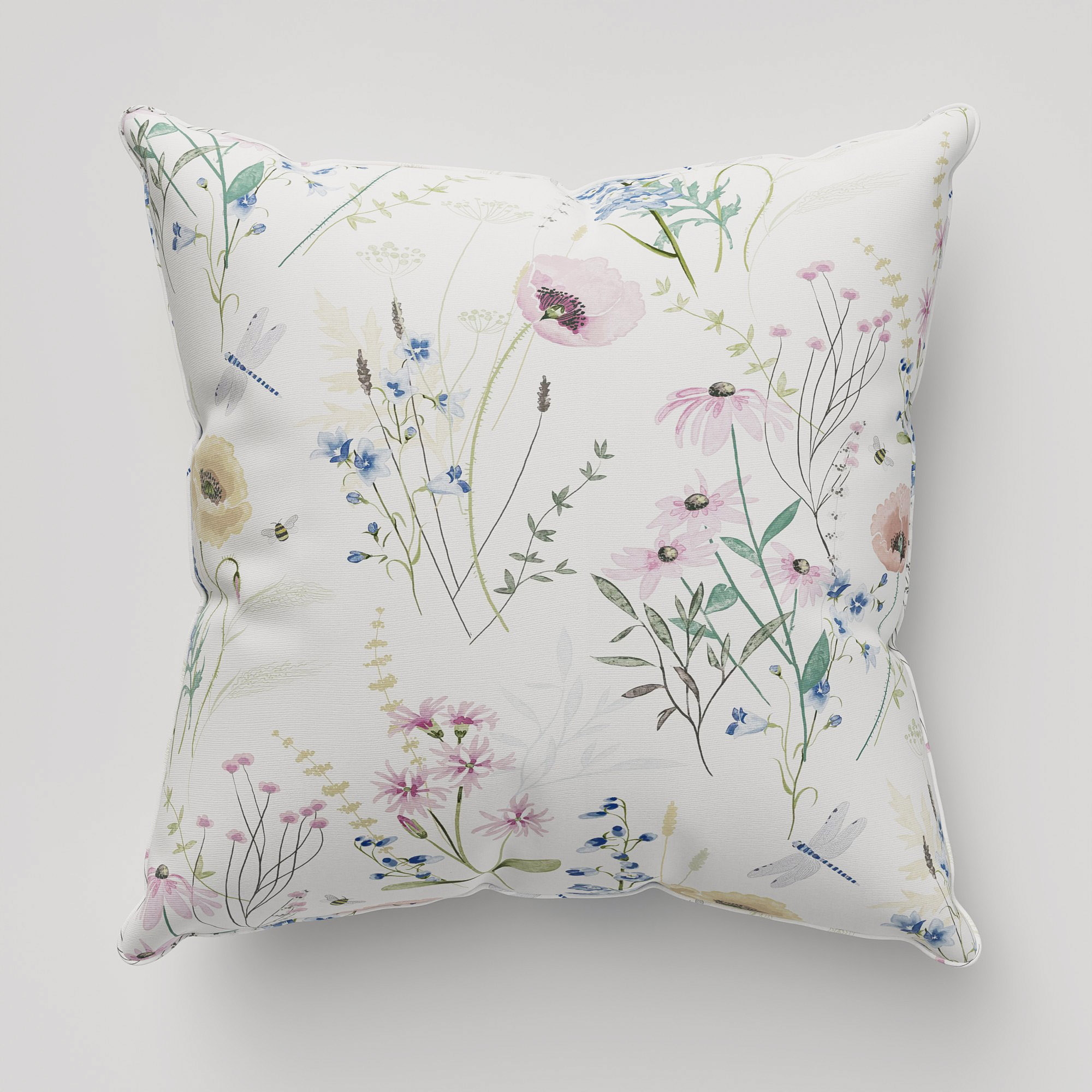 Laura Ashley Alford Meadow Delpinium Blue Cushion - Image 2