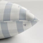 Laura Ashley Alphabet Gingham Blue Cushion