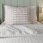 Laura Ashley Alphabet Gingham Linen Cushion