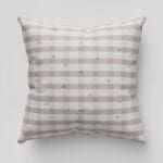 Laura Ashley Alphabet Gingham Linen Cushion