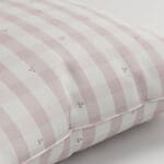 Laura Ashley Alphabet Gingham Pink Cushion