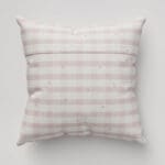 Laura Ashley Alphabet Gingham Pink Cushion