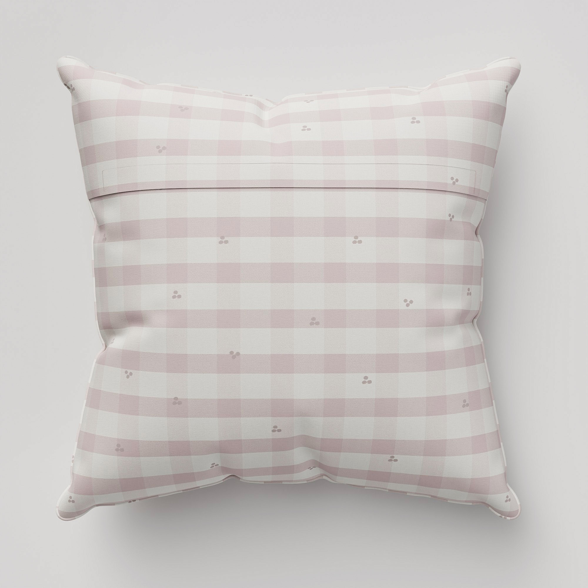 Laura Ashley Alphabet Gingham Pink Cushion - Image 5