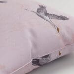 Laura Ashley Animalia Embroidered Blush Cushion
