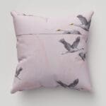 Laura Ashley Animalia Embroidered Blush Cushion