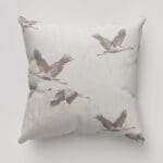 Laura Ashley Animalia Embroidered Pale Dove Grey Cushion