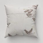 Laura Ashley Animalia Embroidered Pale Dove Grey Cushion