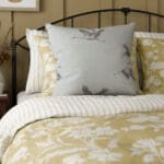 Laura Ashley Animalia Embroidered Pale Duck Egg Cushion