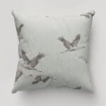 Laura Ashley Animalia Embroidered Pale Duck Egg Cushion