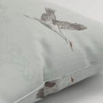 Laura Ashley Animalia Embroidered Pale Duck Egg Cushion