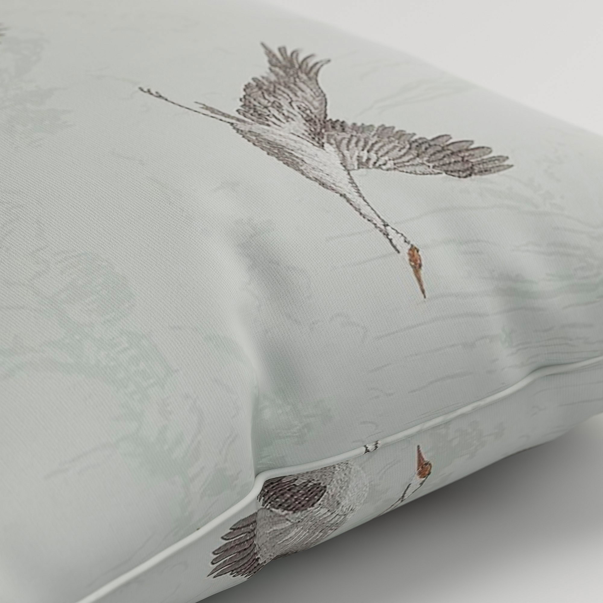 Laura Ashley Animalia Embroidered Pale Duck Egg Cushion - Image 3