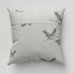 Laura Ashley Animalia Embroidered Pale Duck Egg Cushion