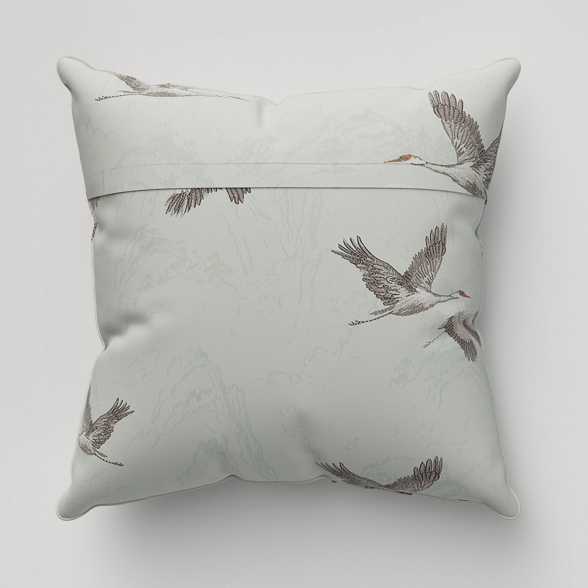 Laura Ashley Animalia Embroidered Pale Duck Egg Cushion - Image 5
