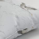 Laura Ashley Animalia Embroidered Silver Cushion